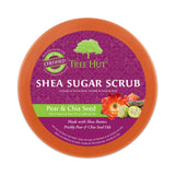 Tree Hut Shea Sugar Scrub Pear & Chia Seed, 18oz, Ultra Hydrating and Exfoliating Scrub for Nourishing Essential Body Care
